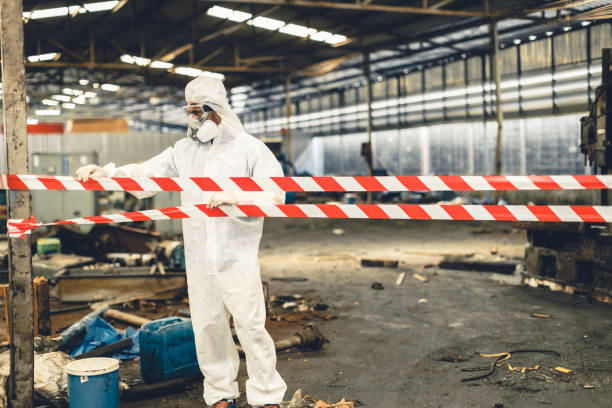 Professional Biohazard technician working in Chesterfield, SC